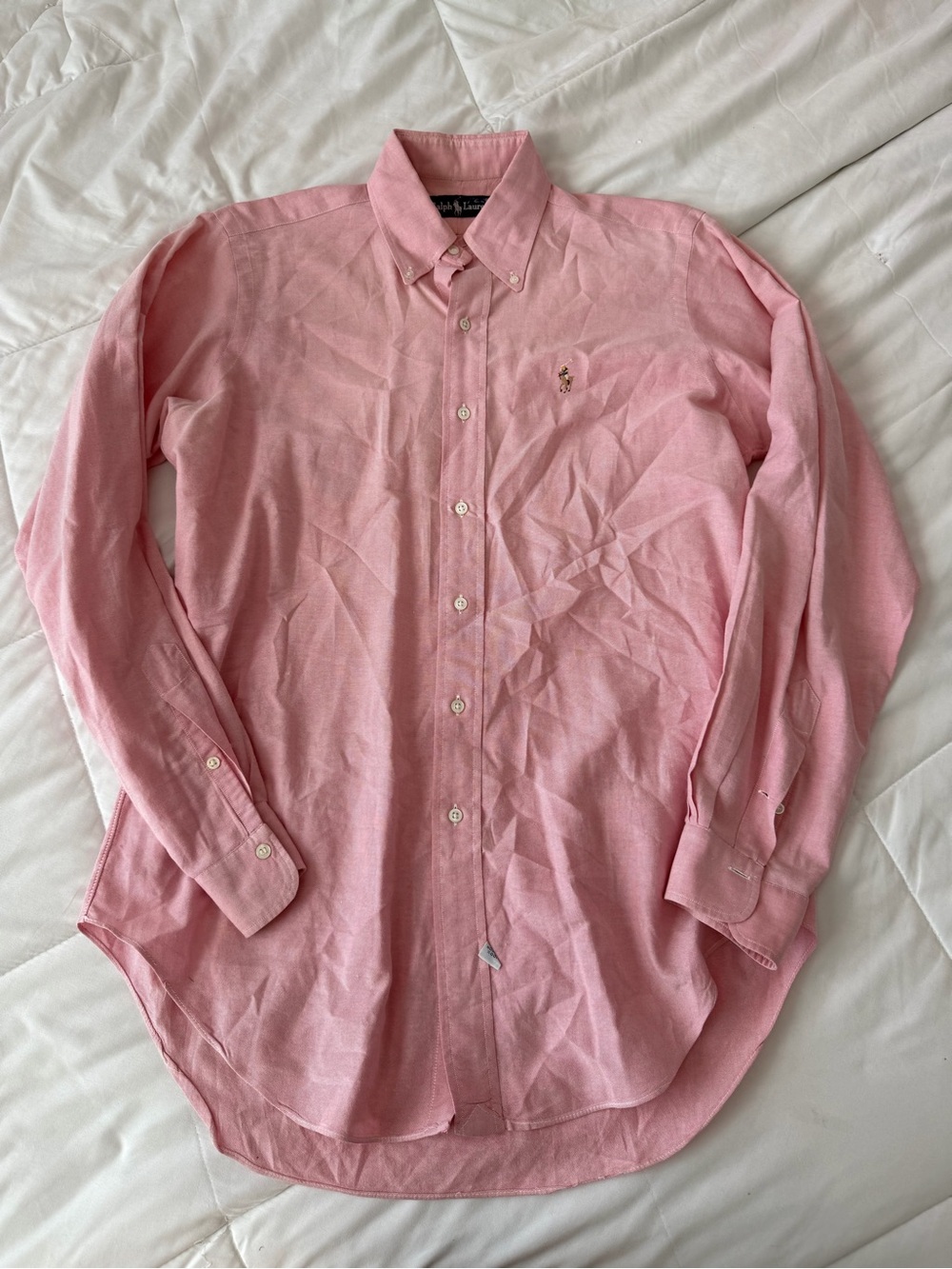 Ralph Lauren Light Pink Button-Down Dress Shirt